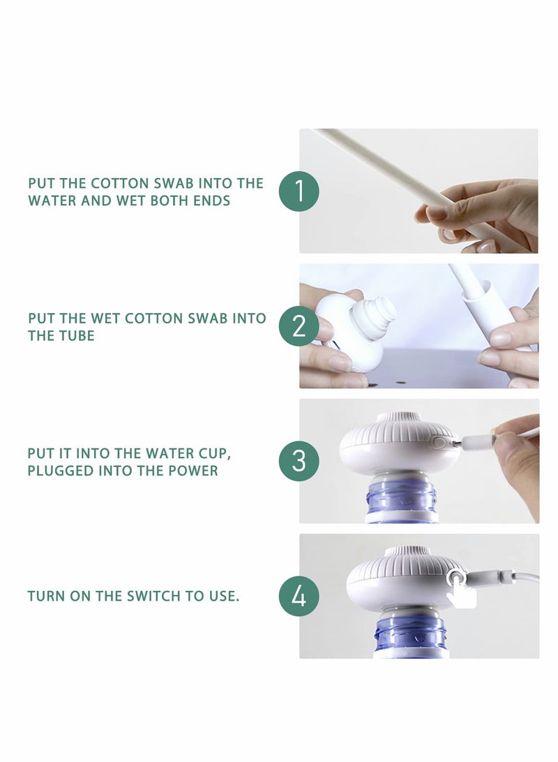 مرطب هواء صغير محمول للسيارة، مرطبات شخصية صغيرة تعمل بتقنية USB وهادئة للغاية، مع إيقاف تلقائي، مرطب سهل الاستخدام للسفر والفنادق - Image 4