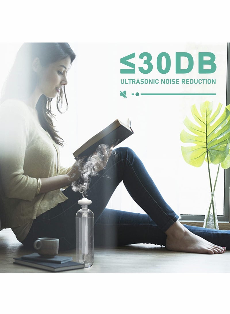 مرطب هواء صغير محمول للسيارة، مرطبات شخصية صغيرة تعمل بتقنية USB وهادئة للغاية، مع إيقاف تلقائي، مرطب سهل الاستخدام للسفر والفنادق - Image 5