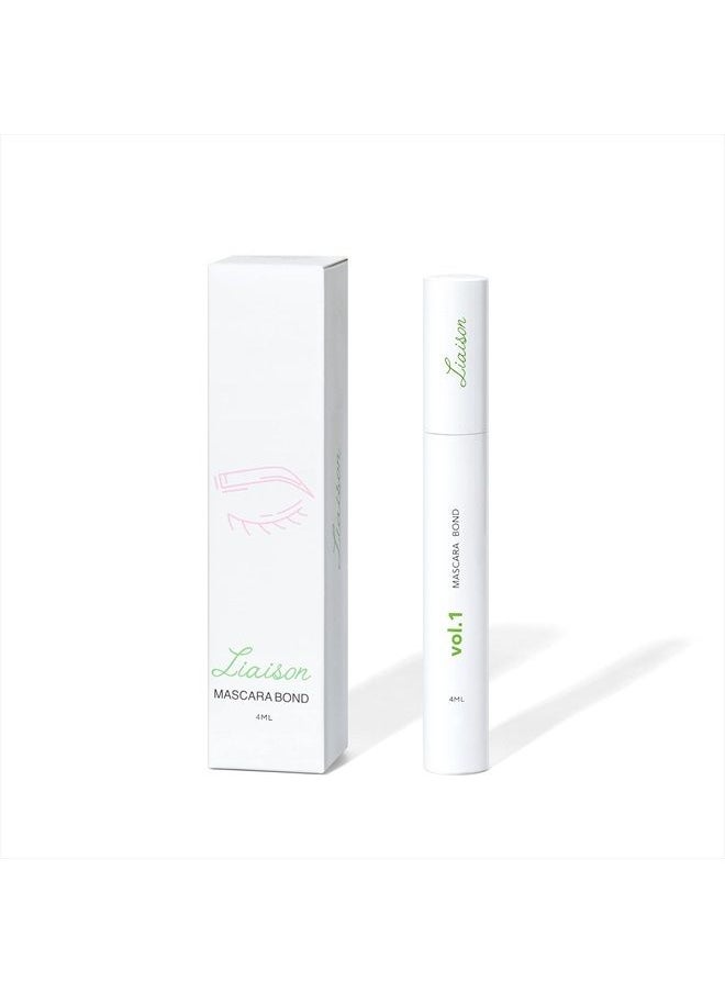 Mascara Bond - Peptide Growth Complex - Volumizing, Buildable, Lengthening, Defining, Curling, Multiplying - No Glue - Flake-Free - Vegan, Cruelty Free, Paraben Free & Talc Free