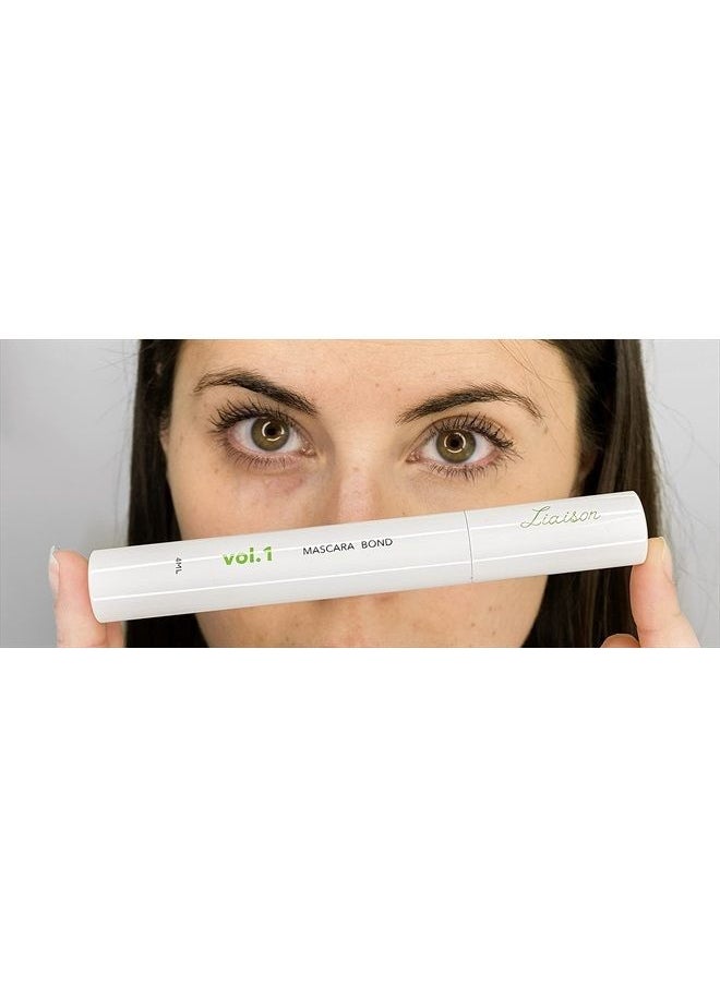 Mascara Bond - Peptide Growth Complex - Volumizing, Buildable, Lengthening, Defining, Curling, Multiplying - No Glue - Flake-Free - Vegan, Cruelty Free, Paraben Free & Talc Free