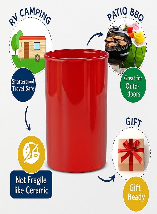 Reston Lloyd Small Utensil Holders, 3-Piece Small Set, Multipurpose Cookware Storage Crock, Kitchen Countertop & Office Desk Organization, BPA-Free Plastic, Black - Image 2