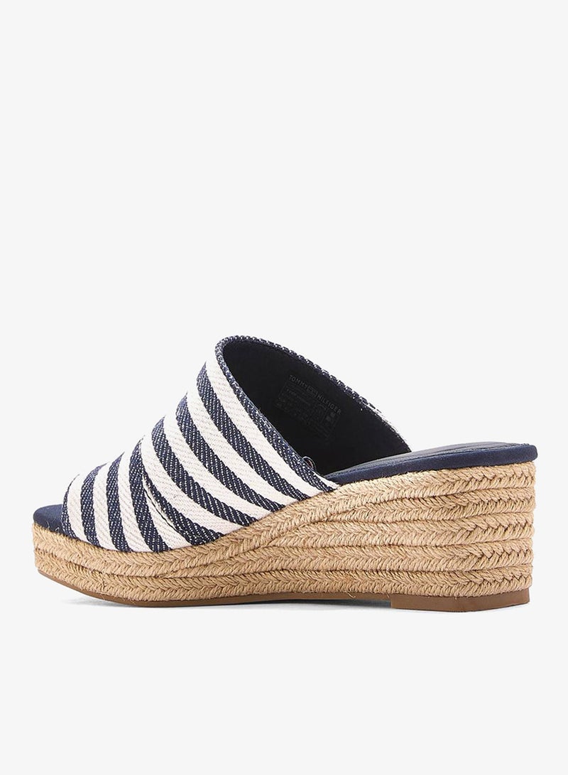 TOMMY HILFIGER NAUTICAL STRIPES ESPADRILLE MULES - Image 4