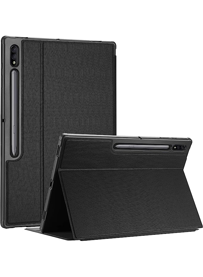Procases Galaxy Tab S8 Ultra Case 14.6 Inch 2022 With S Pen Holder Model X900 X906, Slim Stand Protective Cases Smart Folio Cover For 14.6 In Galaxy Tab S8 Ultra Tablet 2022 Sm-X900 Sm-X906 –Black - Image 1