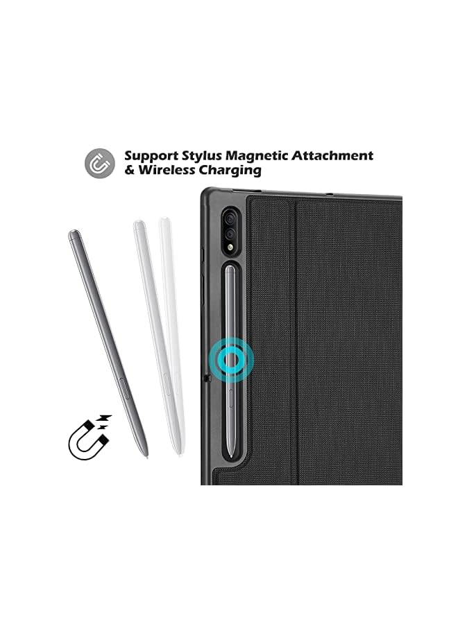 Procases Galaxy Tab S8 Ultra Case 14.6 Inch 2022 With S Pen Holder Model X900 X906, Slim Stand Protective Cases Smart Folio Cover For 14.6 In Galaxy Tab S8 Ultra Tablet 2022 Sm-X900 Sm-X906 –Black - Image 5