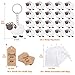 CiciBear 60 Pack Sheep Decorations 20 Keychains 20 Tags 20 Gift Bags for Barnyard Farm Animal Themed Party Baby Shower School Party Zoo Kids Birthday - Image 4