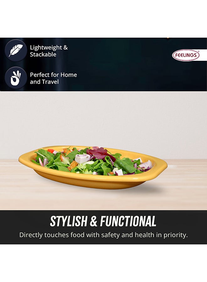 Feelings Plastic Serving Tray  4Pcs Set (25Cm) | Durable & Easy To Clean - Image 4