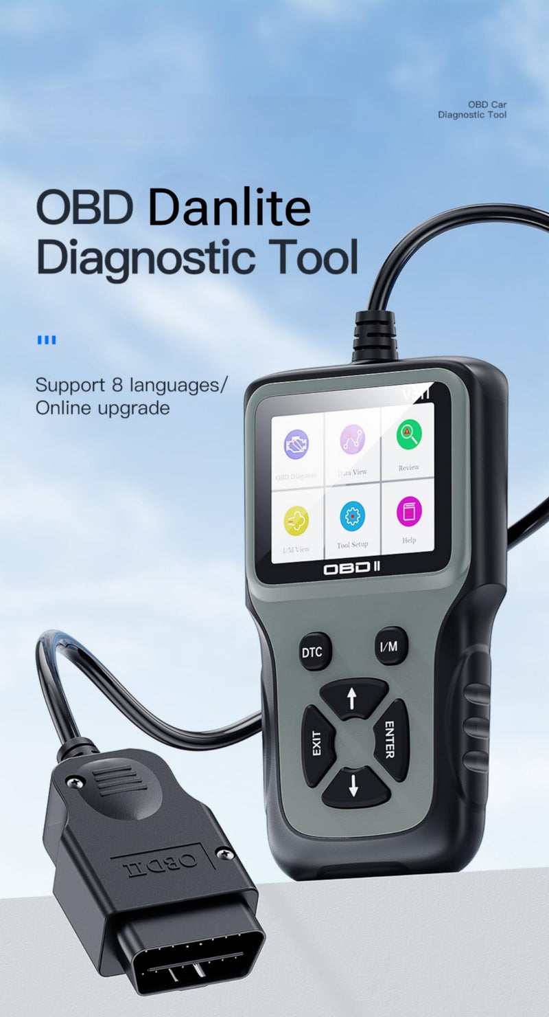 DANLITE TOOLS TECHNICIAN BS6-BS7 Bike Scanning Cable [21 COPLAR] with V311 OBD-II with Fast connectivity DC Voltage Tester Fule Pressure Gage Elm 327 Scanner Full Combo Kit… - Image 4