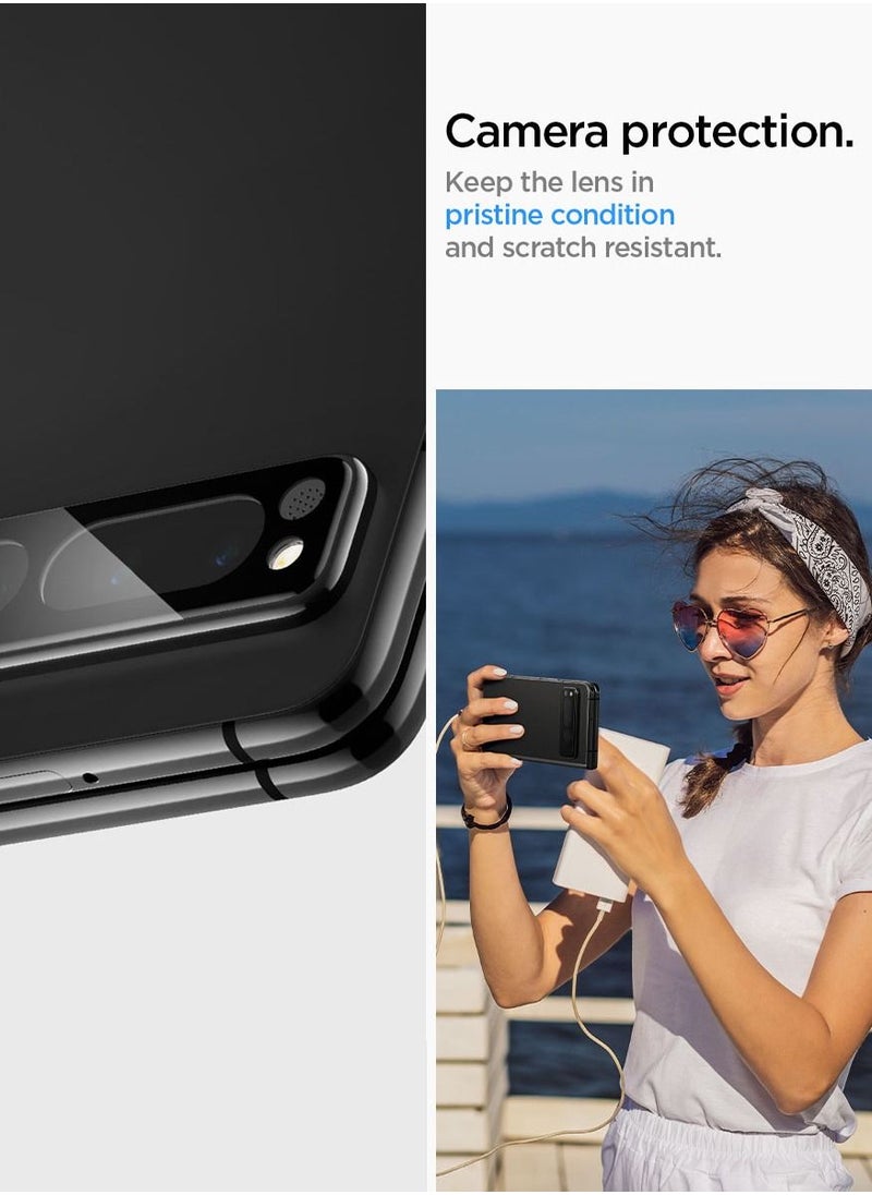 Spigen - Glastr Ez Fit Optik for Google Pixel Fold Camera Lens Screen Protector - Black [2 Pack] - Image 1