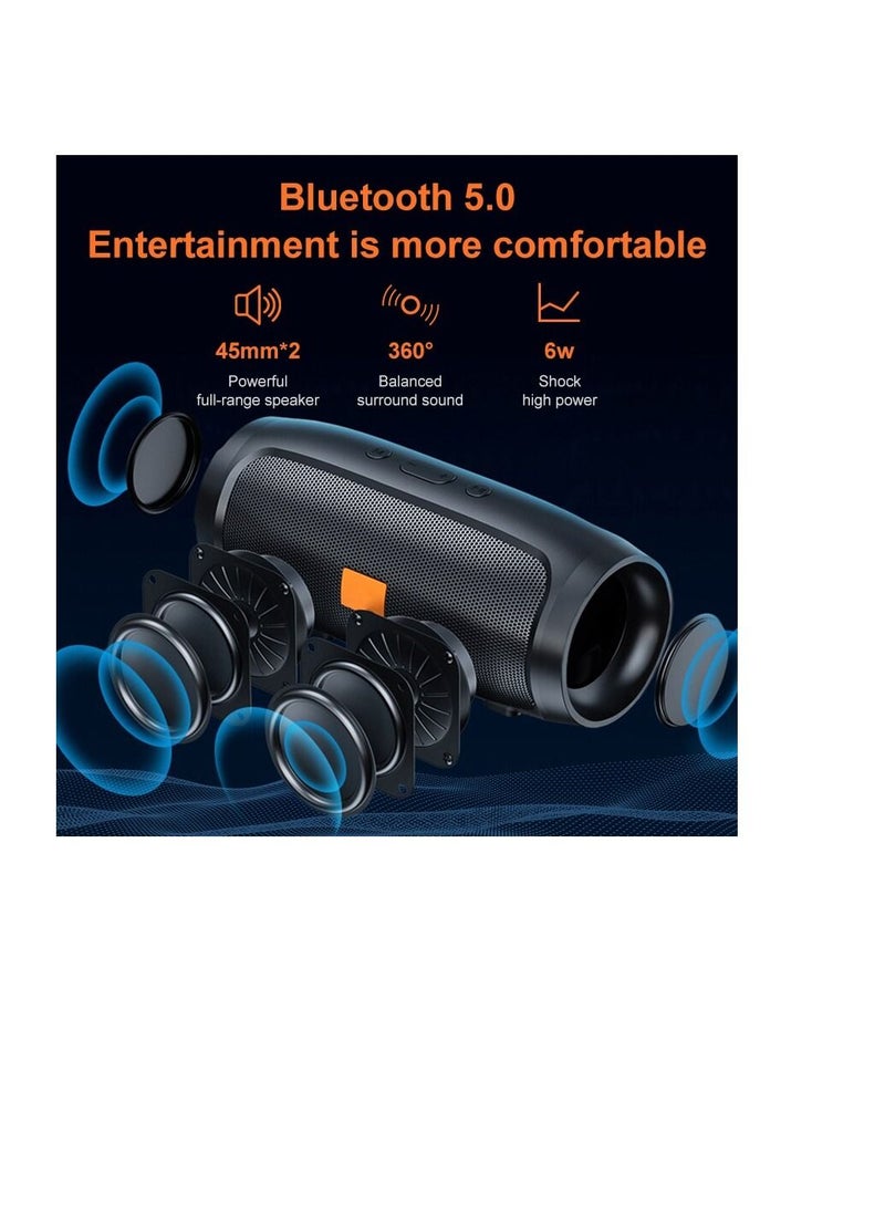 AROAQ Bluetooth Speaker Dual Speaker  Fm Voice Broadcasting Portable Subwoofer 50 Wireless Speaker - Image 5