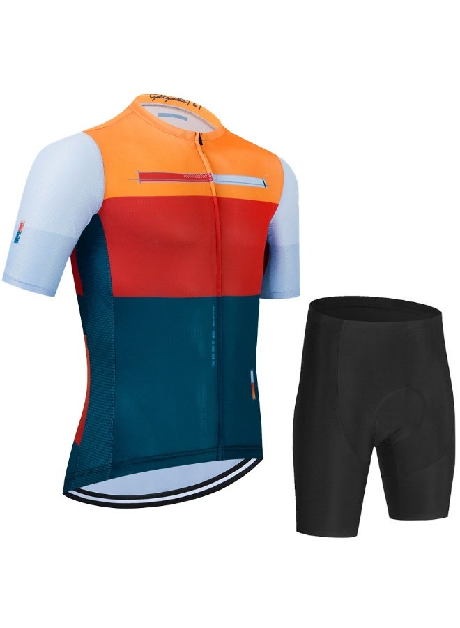 KUYING Summer Short Sleeved Cycling Suit Set  - Image 1