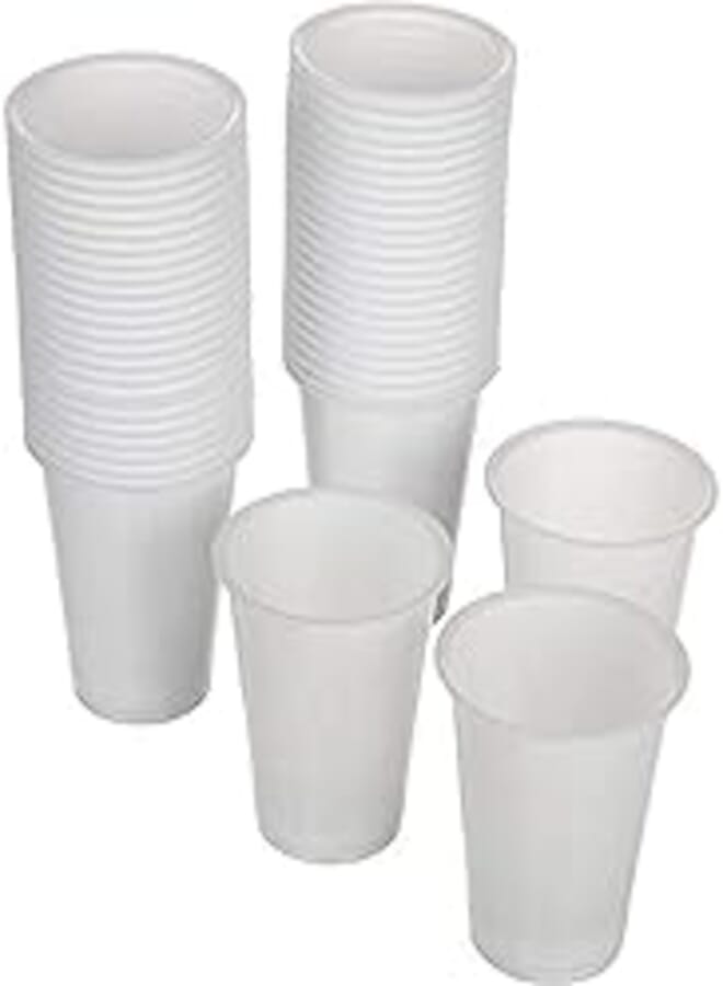 Plastic Cups, 50 Pieces