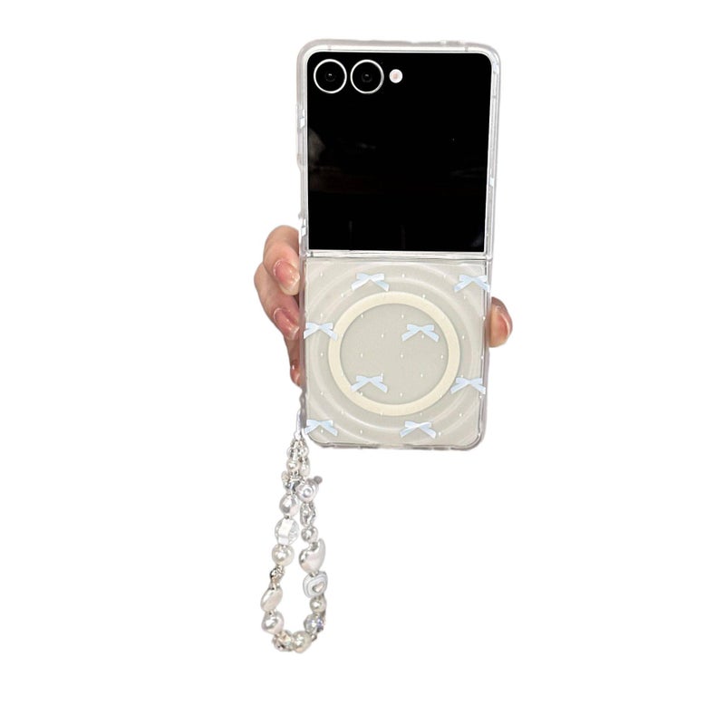 غطاء MagSafe | شفاف | PC | حماية من السقوط | مقاوم للصدمات لـ Samsung Galaxy Z Flip 6 - Image 1