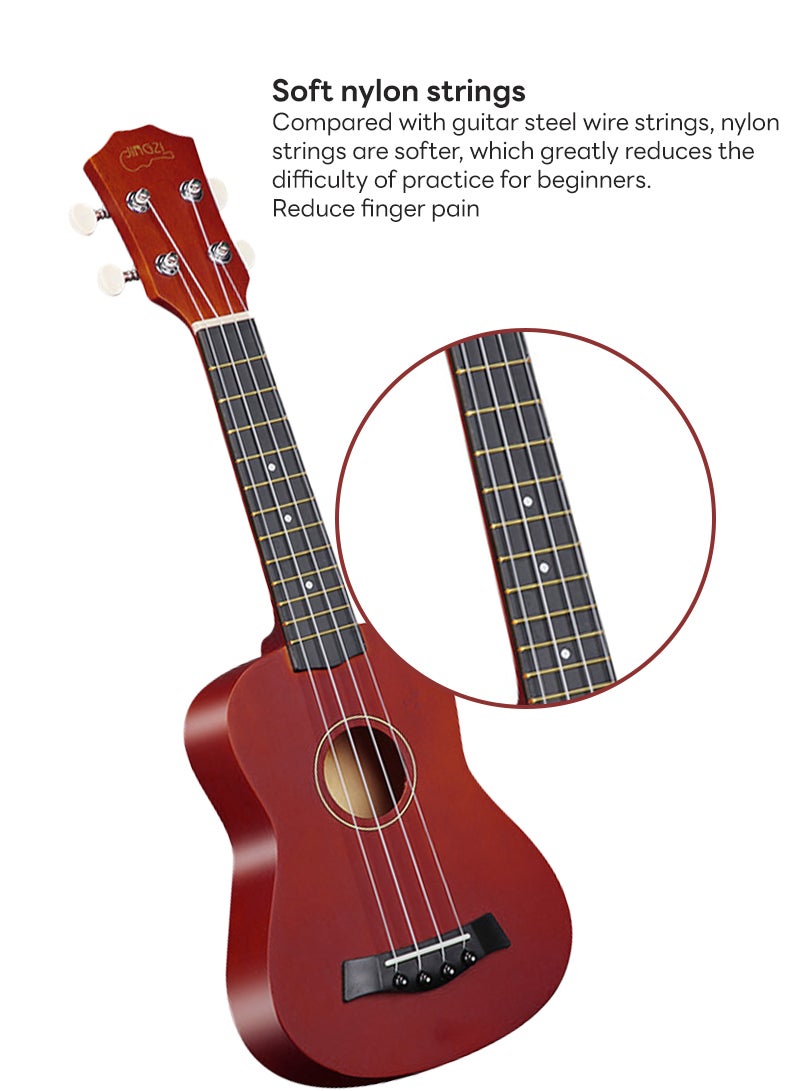 Sharpdo 21 Inch Ukulele, with Guitar Bag Ukulele For Students and Children Beginners  - Image 4