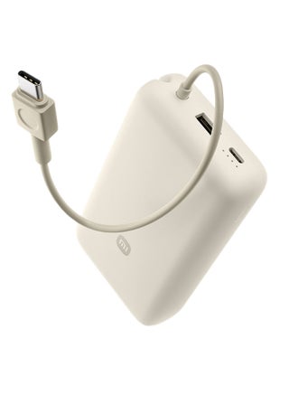 بنك طاقة بمنفذ USB ومنفذ USB-C وكابل مدمج USB-C 33W BHR8975GL - view 3