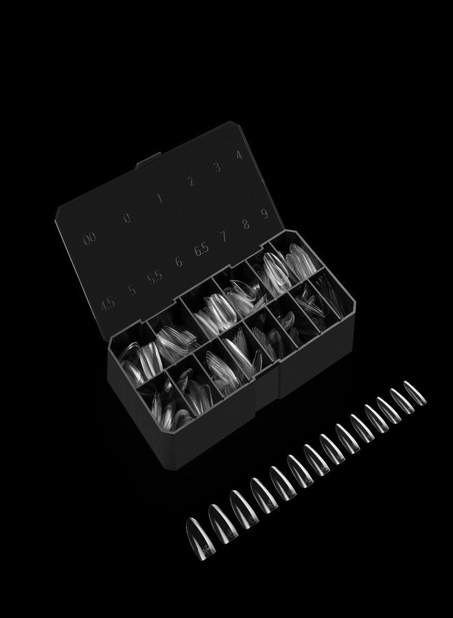 APRÉS Apres Gel-X® Round Box of Nail Tips | 280 Gel-X Tips, Soft Tips, 14 Sizes 00-9 | Half-sizes Included (Sculpted Round Long, 280.00 Fl Oz (Pack of 1)) - Image 4