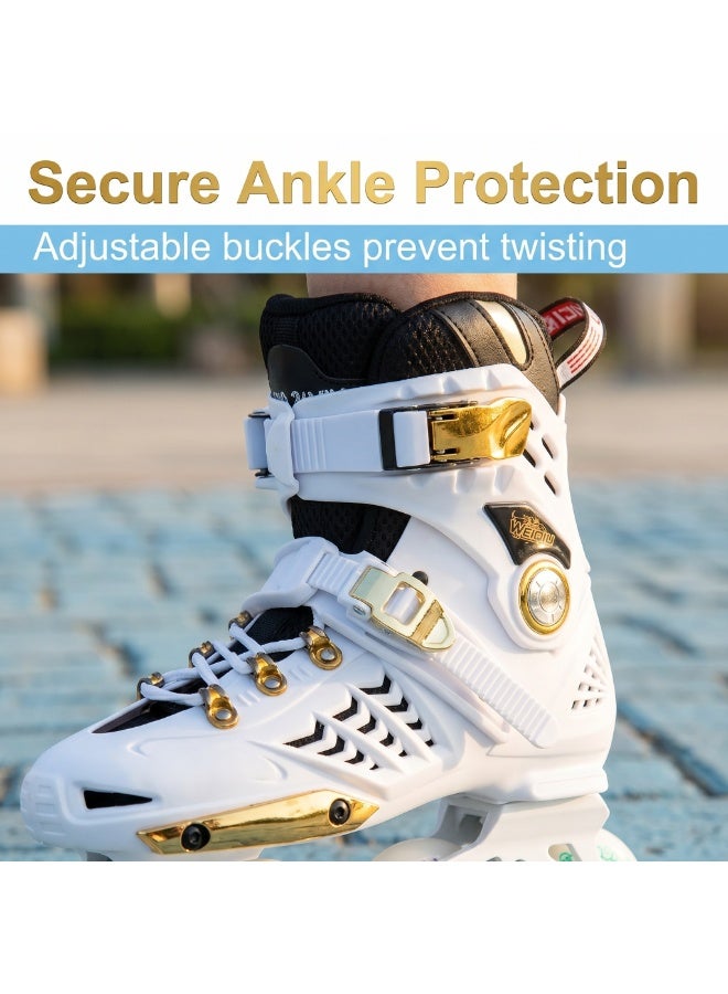 WEIQIU Inline Skates for Women Men, Outdoor Street Blades Roller Adult Male Female, Professional Fitness Roller Skates Blades for Unisex - Image 3