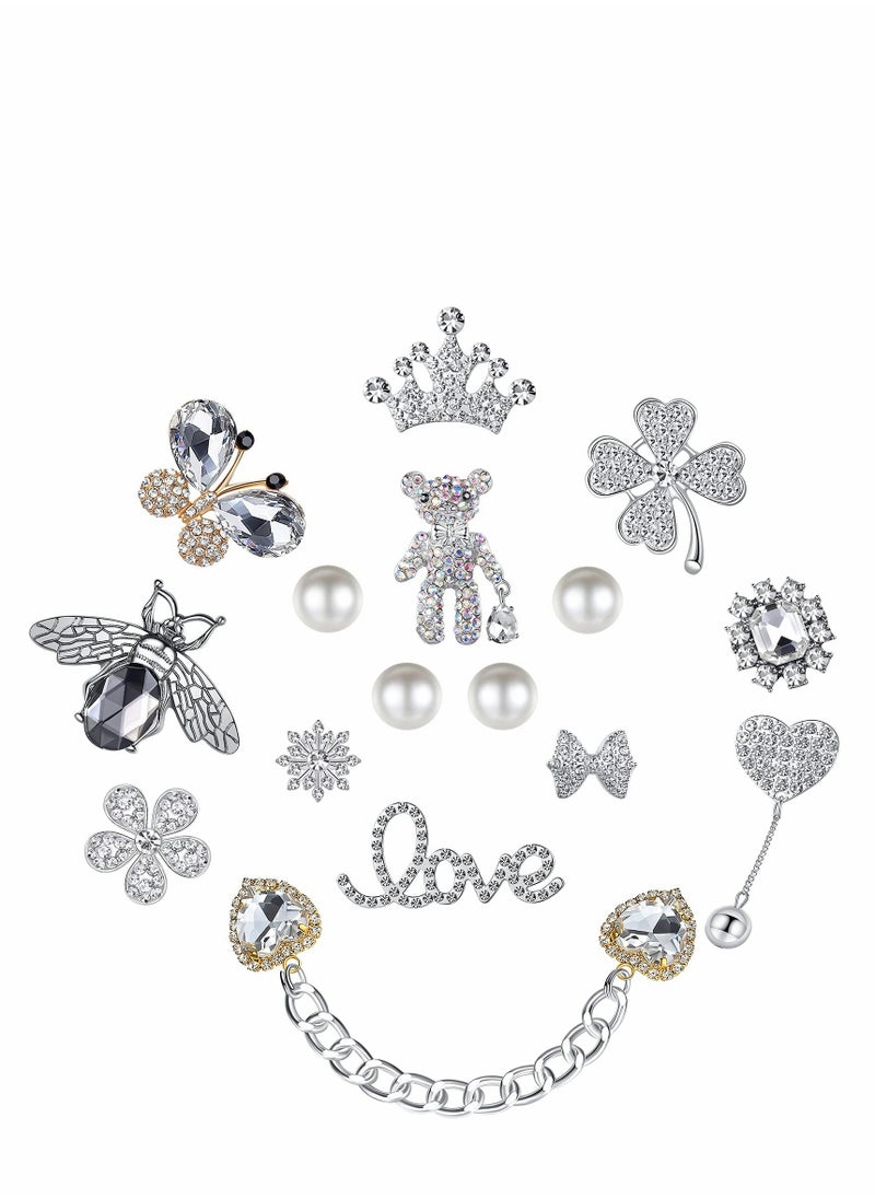 KASTWAVE Shoe Decoration Charms, 1 Set Crocs Charm for Hole Hole Shoe Buckle Party Favors ​Mini Charm Bracelet Wristband Decoration for Men Women Kid  - Image 1