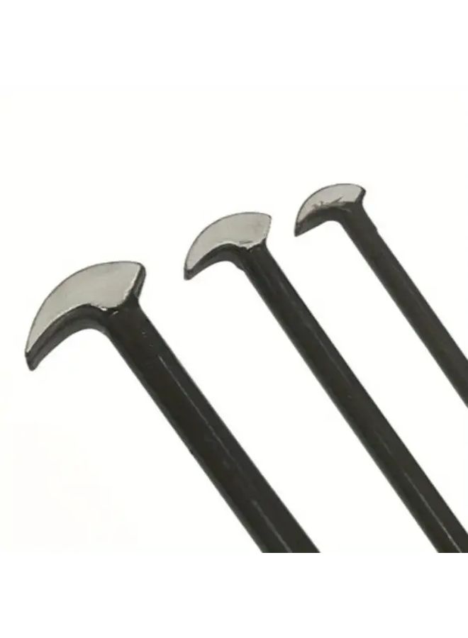 3pcs ProMaster Heat Treated Flat Head Nail Puller Pry Bars 16 12 6 Inches Removal Set - Image 5
