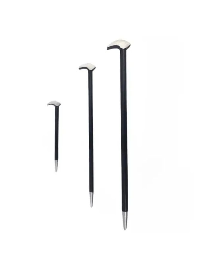 3pcs ProMaster Heat Treated Flat Head Nail Puller Pry Bars 16 12 6 Inches Removal Set - Image 1