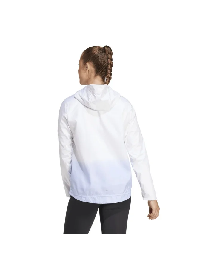 Adidas adidas OTR B CB JKT W White Running JACKETS for Women - 2XS