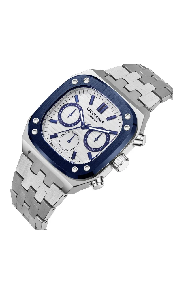 Lee Cooper Men's Metal Multi Function Watch LC08023.390 - 42*48 mm