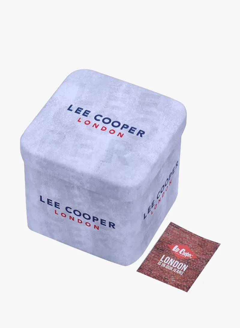 Lee Cooper Silver Men's Metal Multi Function Watch LC08023.390 - 42*48 mm for Men | Best Price UAE