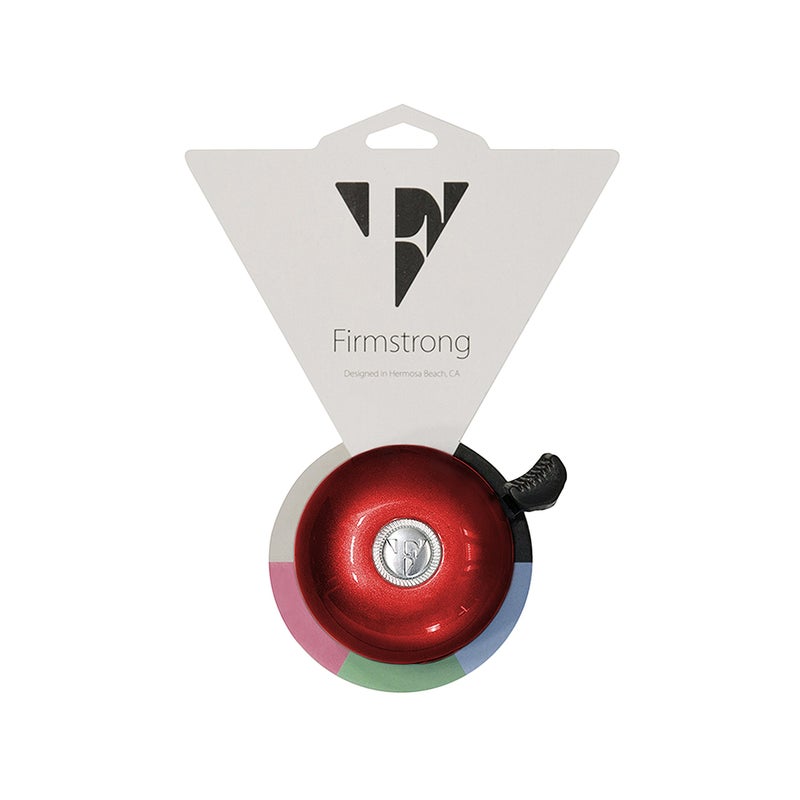 Firmstrong Classic Beach Cruiser Bicycle Bell  Red - Image 2