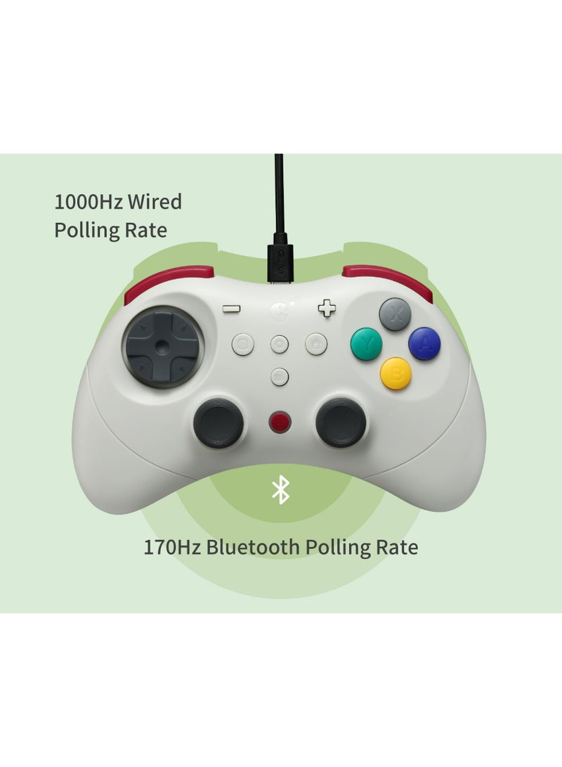 GuliKit Elves 2 Pro Wireless Game Controller for Switch/Switch 2,PC,iOS,Android, Hall Effect Anti-drift Joysticks,1000Hz Polling Rate,Magnetic Vibrator for HD,Super Haptic,Rotary Rumble,Switch2 Wake Up - Image 5
