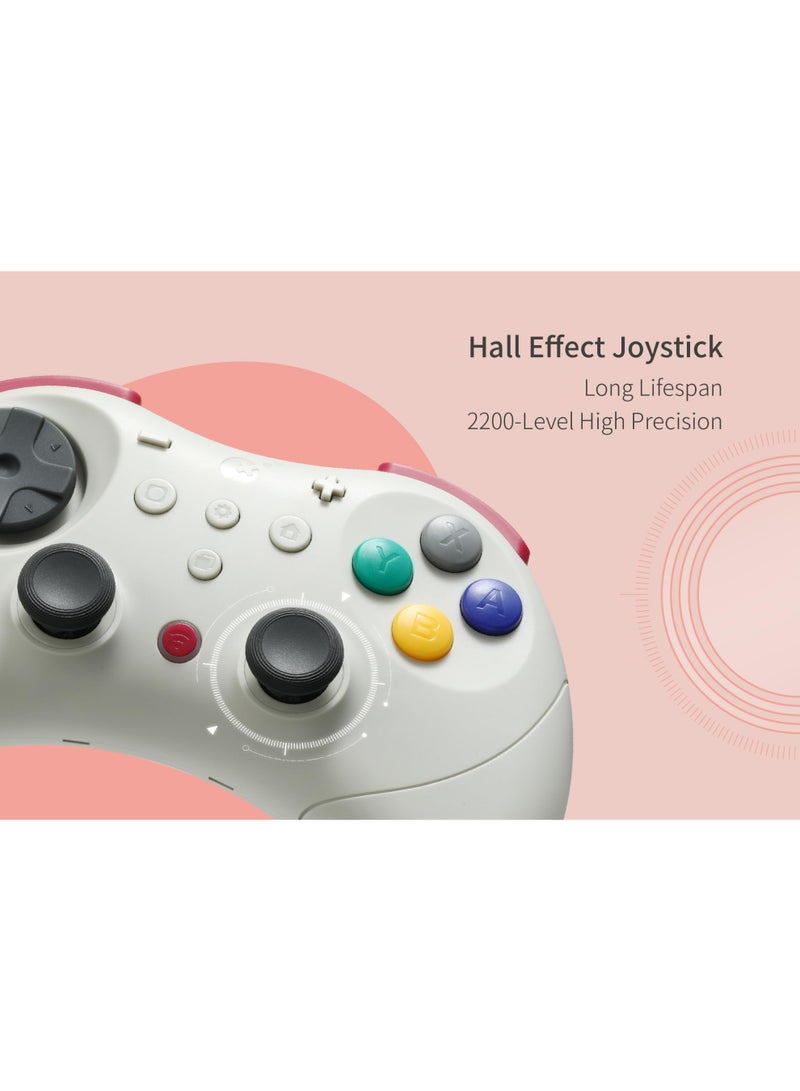 GuliKit Elves 2 Pro Wireless Game Controller for Switch/Switch 2,PC,iOS,Android, Hall Effect Anti-drift Joysticks,1000Hz Polling Rate,Magnetic Vibrator for HD,Super Haptic,Rotary Rumble,Switch2 Wake Up - Image 3