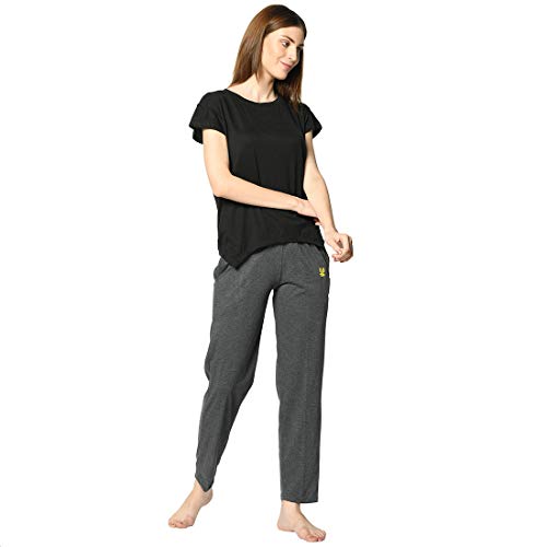 Mack JONNEY Cotton Regular Fit Grey Womens Casual Style Pyjamas Pack of 1-MACK58623, 2XL - Image 5