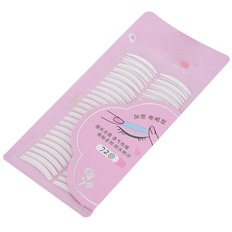 72 Pairs Invisible Double Eyelid Tape Adhesive Eyelid Sticker Makeup Tool (Narrow Type) - Image 1