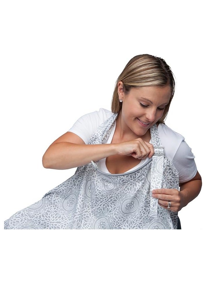 Moro Moro Breastfeeding Cover with Adjustable Strap – Full Coverage & Breathable Fabric - Image 3