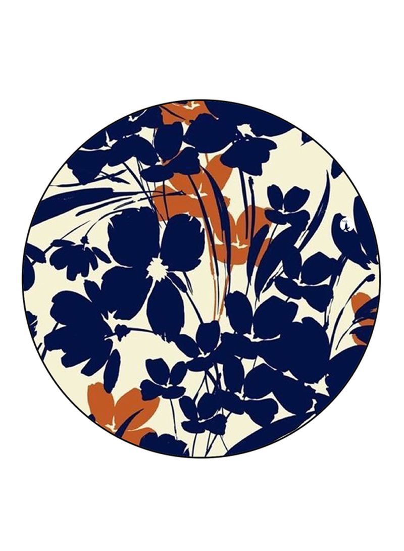 Flowers Printed Mouse Pad Multicolour