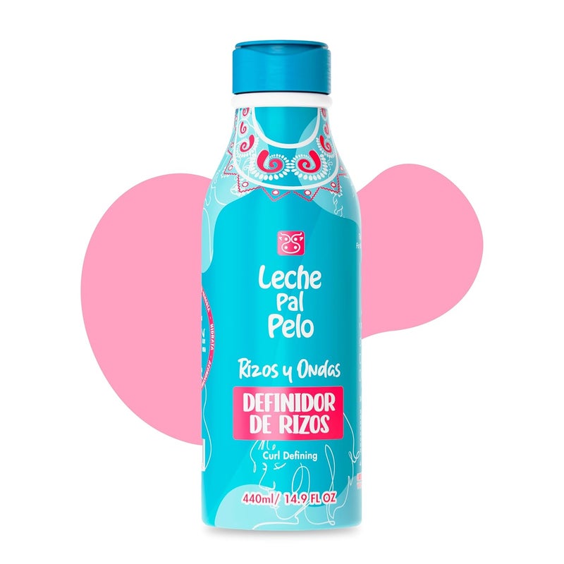 Leche Pal Pelo Curl Defining Definidor de rizos Jojoba Oil  Aloe Vera Healthy  Shiny Curls Reduce Frizz  Flyaways 149 oz