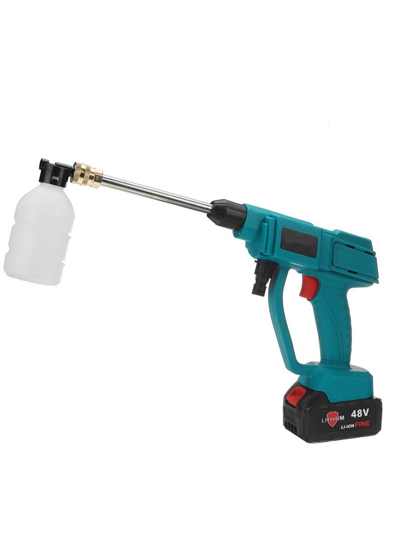 general 30BAR Wireless High Pressure Car Wash Water Gun Portable High Pressure Washer Car Washing Machine Home Cleaner 48V Battery - Image 2
