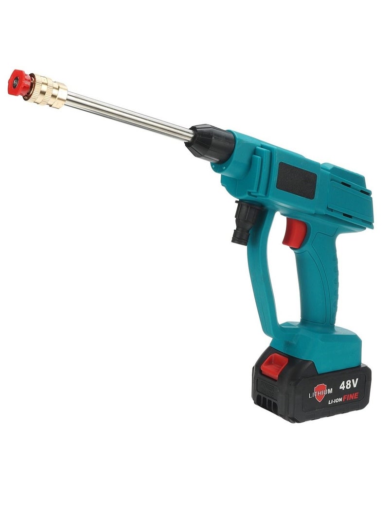 general 30BAR Wireless High Pressure Car Wash Water Gun Portable High Pressure Washer Car Washing Machine Home Cleaner 48V Battery - Image 1