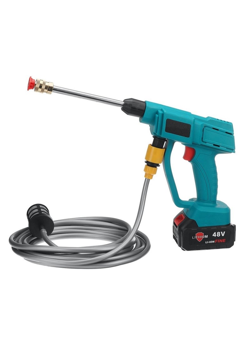 general 30BAR Wireless High Pressure Car Wash Water Gun Portable High Pressure Washer Car Washing Machine Home Cleaner 48V Battery - Image 3