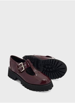 Ginger Chunky Buckle Flat Shoe  - Image 3