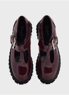 Ginger Chunky Buckle Flat Shoe  - Image 4