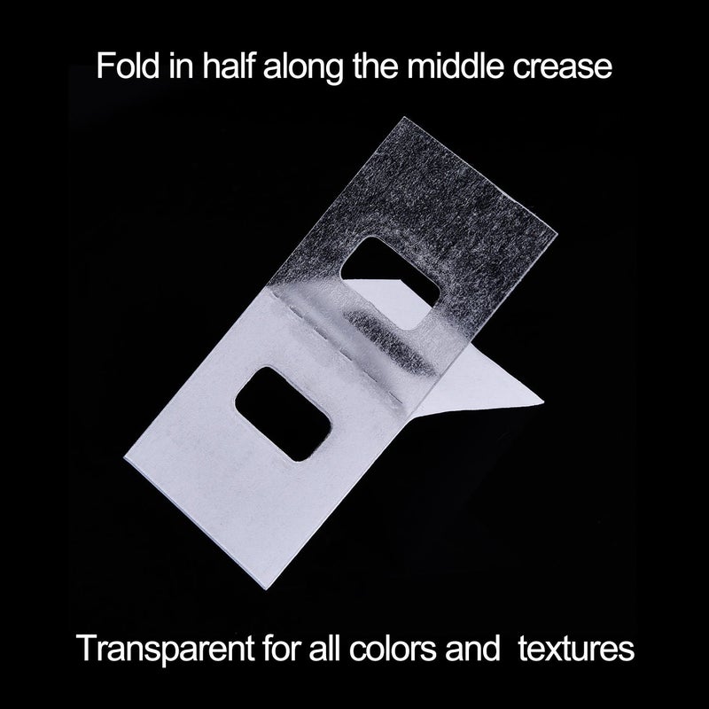 TOODOO Vertical Blind Repair Tabs Vertical Blind Vane Saver  Clear (60 Pieces) - Image 3