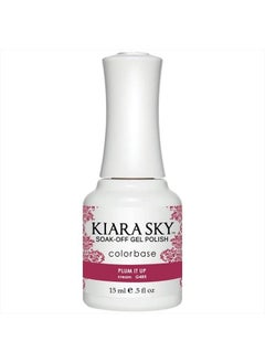KIARA SKY Professional Nails Soak Off LED UV Gel - Plum It Up G485 - Burgundy Wine  - Image 1