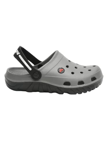 ADDA (LABEL) Tm-Storm Durable & Comfortable, Eva Sole, Lightweight, Fashionable, Super Soft, Outdoor Slipper, Clogs For Men Grey, 9 UK - Image 2