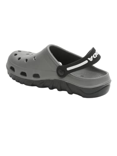 ADDA (LABEL) Tm-Storm Durable & Comfortable, Eva Sole, Lightweight, Fashionable, Super Soft, Outdoor Slipper, Clogs For Men Grey, 9 UK - Image 3