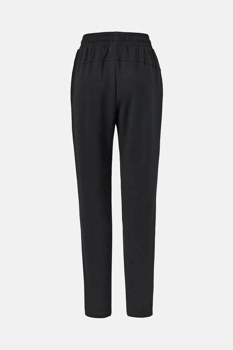Tchibo Women Sportswear Fit Plain Pants, Charcoal  - Image 3