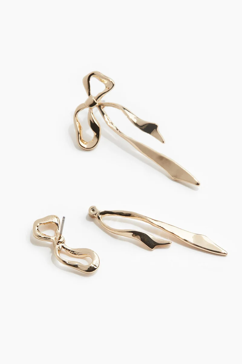 H&M Bow-shaped earrings