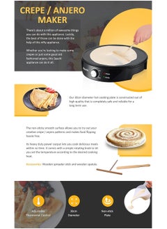 Sachi Saachi Crepe / Rigag/ Anjero/Dosa Maker NL-CM-1863  - Image 4