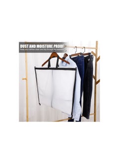 SYOSI Dress Bags Covers, Long Garment Bags Peva Clothes Cover Bags with Zip (60x180 Cm), Waterproof Anti-Mite Breathable, Long Dress Suit Bags Mildew-Proof, Pet-Hair-Proof for Storage and Travel(2 Pack)  - Image 3