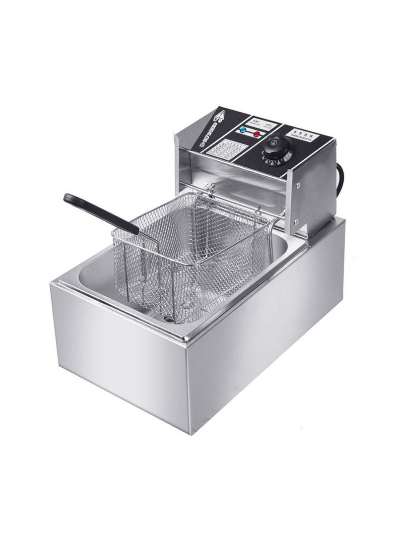 Denx Electric Deep Fryer - 6.0L Capacity | Perfect for French Fries, Chicken Wings | Heat Resistant Handles for Safe Use 6 L 2500 W - Image 1