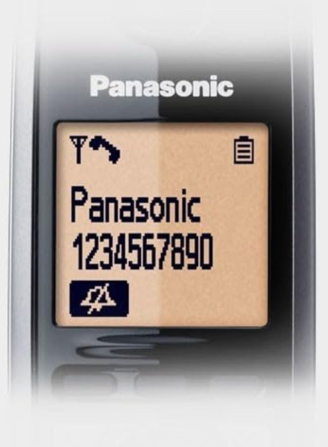 باناسونيك نظام هاتف باناسونيك اللاسلكي القابل للتمدد مع شاشة بإضاءة خلفية كهرمانية 2 سماعة هاتف- KX-TG3712BX - Image 5