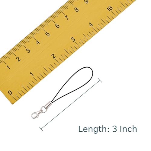 MINI-FACTORY 100PCS DIY Charm Straps with Lobster Clasp Colorful Lanyard Cords for Phone Charms, USB Drives, Keychains, Jewelry Making, Crafts, Purse & Name Tag Accessories - Image 4